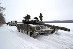 Вооруженные силы Украины. stock, зима, танк, всу,  stock
