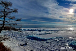 Озеро Байкал., зима, озеро, лед, байкал