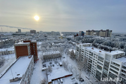 1 января. Челябинск, холод, зима, погода, солнце, виды города, мороз