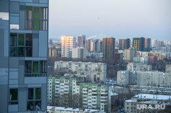 Виды зимнего города. Пермь, многоэтажки, жилой комплекс, виды перми, вид сверху, вид города с высоты