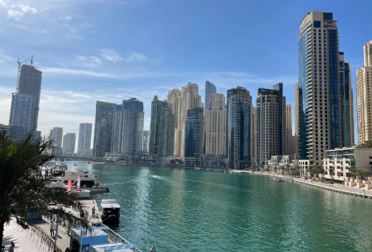 Район «Марина» в Дубае с небоскребами и рукотворным заливом является одним из самых фешенебельных