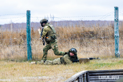 Боевое слаживание мобилизованных на Чебаркульском полигоне ЦВО. Челябинская область, учения, армия, военные, солдаты, оружие, вооружение, война, бойцы, боевые действия, полигон, сво, боевое слаживание