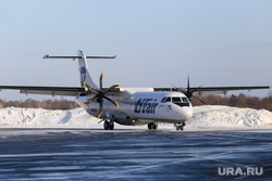Споттинг. Курган, снег, аэропорт, зима, utair, споттинг, летное поле, аэродром, атр72
