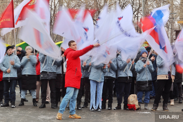 митинг к Дню защитника Отчества в Кургане