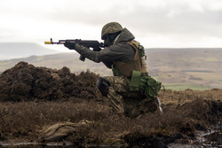 Training of soldiers of the Armed Forces of Ukraine in the UK.  stock, APU, mercenary, stock