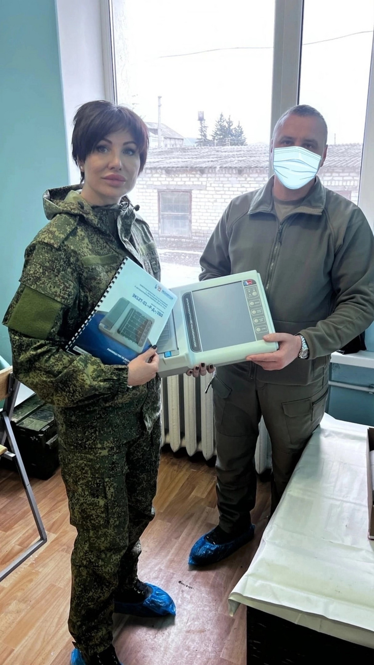 Ирина Текслер передала медицинскому батальону оборудование для лечения