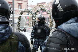 Несанкционированная акция в поддержку оппозиционера. Москва, силовики, протестующие, митинг, протест, навальнинг, омон