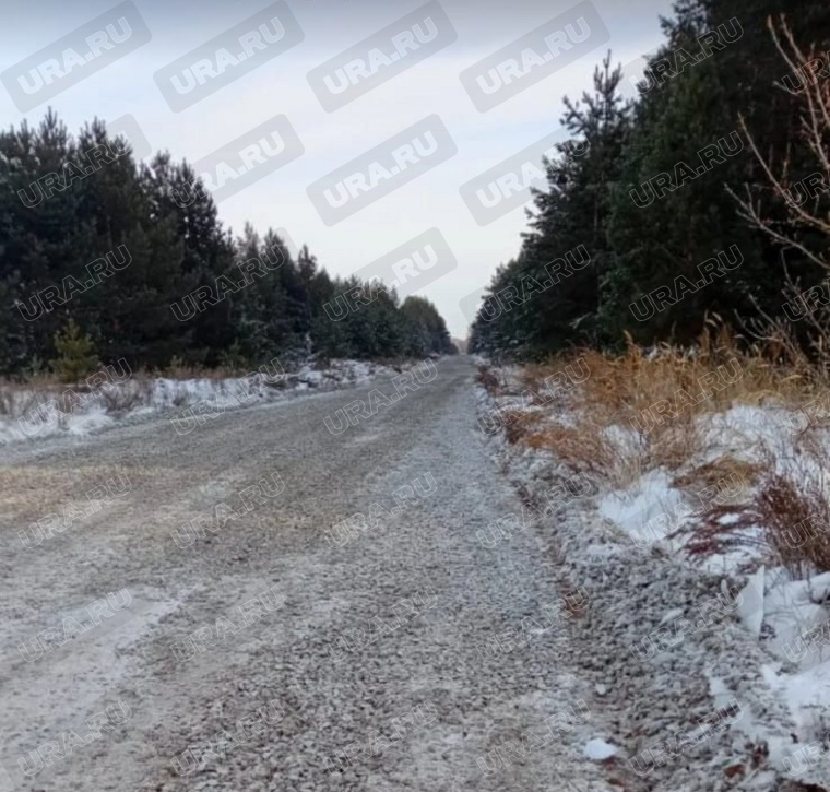 Ремонт дороги в Звериноголовском округе уже начался: щебенку распределили по мерзлому грунту