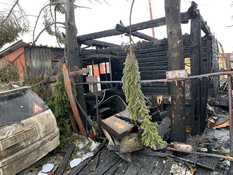 Пожар произошел в СНТ «Сирень»