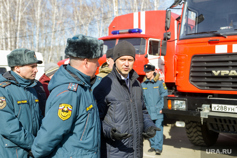 Смотр готовности сил и средств к действиям в условиях возможных чрезвычайных ситуаций. Челябинск