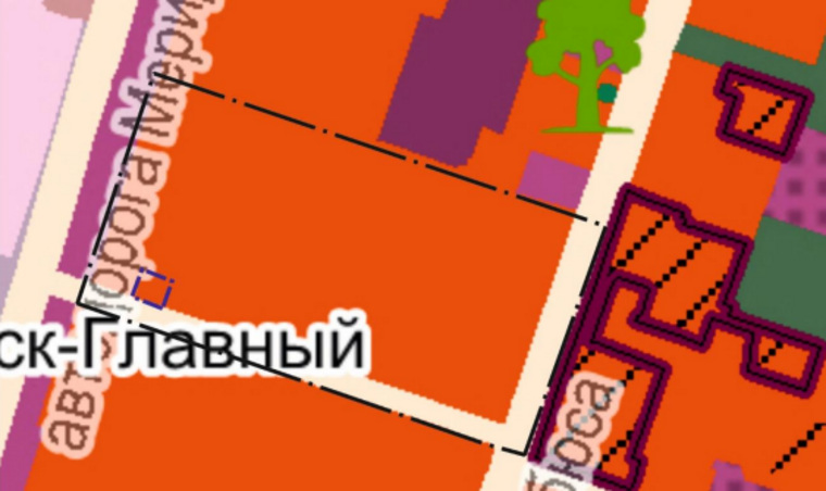 Торговый комплекс находится в Ленинском районе в границах улиц Руставели, Гражданской, Пограничной, Барбюса