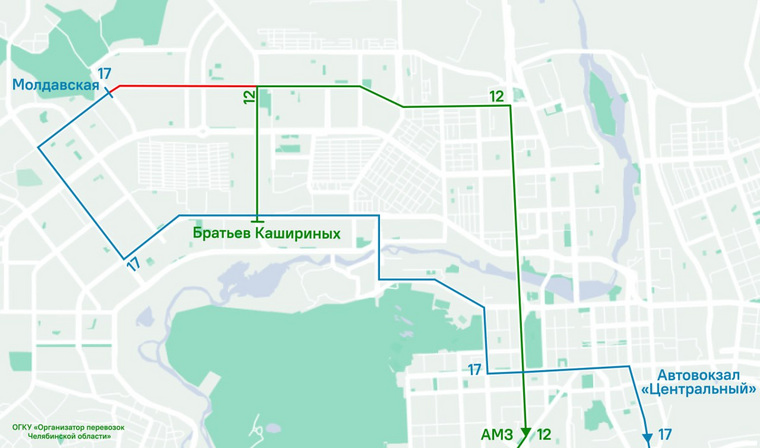 Движение троллейбусов №12 и №17 закроется по Комсомольскому проспекту от Молдавской до Молодогвардейцев