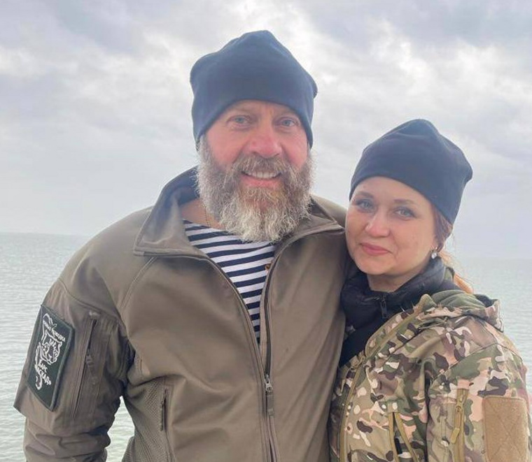 Олет и Лена Колесниковы встретились на фронте в Донбассе