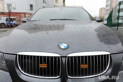 БМВ и Геогриевская лента. Челябинск., bmw, георгиевская лента, бмв, автомобиль