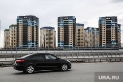 Виды города (развязки, новостройки). Тюмень, автомобиль, новостройки, правобережный мокрарайон
