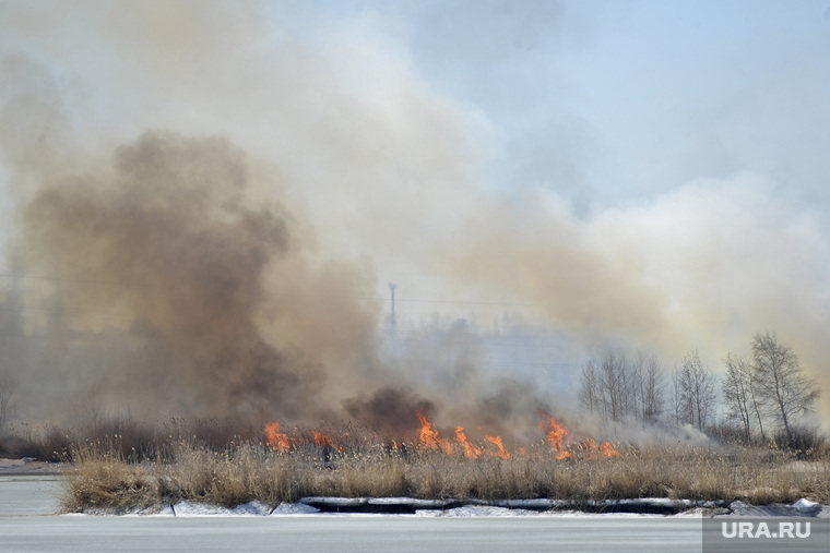 Учения по тушению ландшафтных пожаров. Челябинск