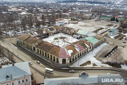 Виды города. Кунгур, гостинный двор, кунгур, вид города с высоты