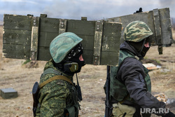 Тренировочные стрельбы мобилизованных с Центрального военного округа на полигоне Еланский. Свердловская область, военные, солдат, служба в армии, мобилизация, мобилизованные, сбойка