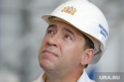 Открытие нового термического цеха на Уральском заводе тяжелого машиностроения (ПАО «Уралмашзавод»). Екатеринбург , куйвашев евгений, куйвашев в каске