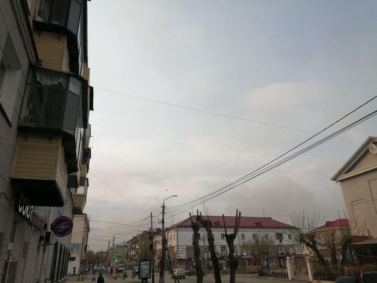 Дым от пожара в Кетовском округе дошел до Кургана