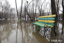 Дождь и затопленные парки. Екатеринбург, лужа, затопленный парк