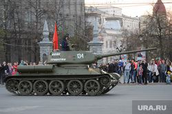 Генеральная репетиция парада 9 мая Челябинск, т34, танк