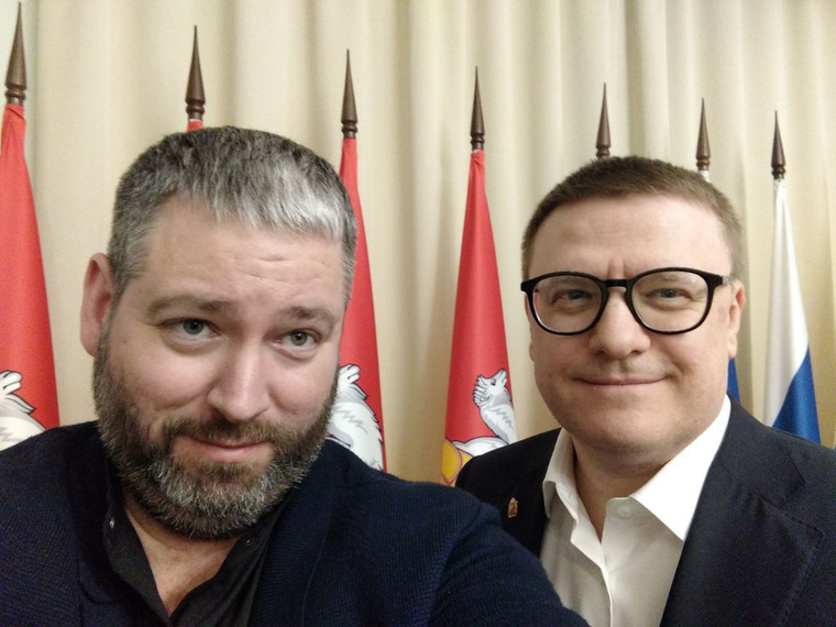 Алексей Текслер (справа) и Димитрий Шевченко (слева) обсудили планы на 2023 год