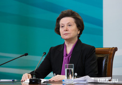 Пресс-конференция Губернатора Ханты-Мансийского автономного округа – Югры Н.В. Комаровой. Ханты-Мансийск, портрет, комарова наталья