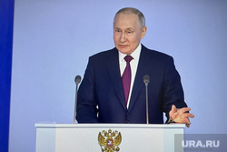 Послание федеральному собранию. Челябинск, путин в телевизоре