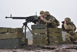 Вооруженные силы Украины. stock, военные, пулемет, всу, украинские военные, stock