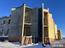 Строительство крематория. Восточное кладбище. Пермь, фасад крематория