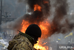 Евромайдан. Киев, беспорядки, огонь, баррикады