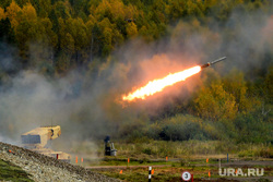 Army, miscellaneous, archive.  Perm, military, weapons, rocket, attack, artillery, artillery preparation, air defense, sun, free, failure