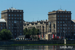Clipart. Magnitogorsk, leninsky district, summer, magnitogorsk, city, river, metallurgy avenue