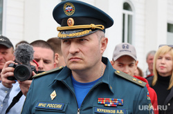 Визит главы МЧС Александра Куренкова в микрорайон Смолино. Курган, куренков александр