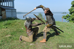 Пресс-тур по Синегорью Челябинск, рыцари, реконструкторы, битва, воины, бой на мечах