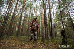 Field exercises of representatives of volunteer search and rescue teams. Surgut, forest, camouflage, lost, in the forest, search for the missing