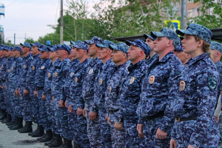 Отряд курганских полицейских едет на Северный Кавказ