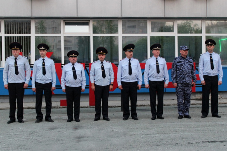 Начальники проводили полицейских в Ингушетию