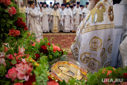 Ковчег с частью мощей великомученика Георгия Победоносца в Храме на крови. Екатеринбург, мощи георгия победоносца