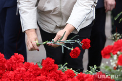 День памяти и скорби. Курган, возложение цветов, мемориал памяти, акция памяти