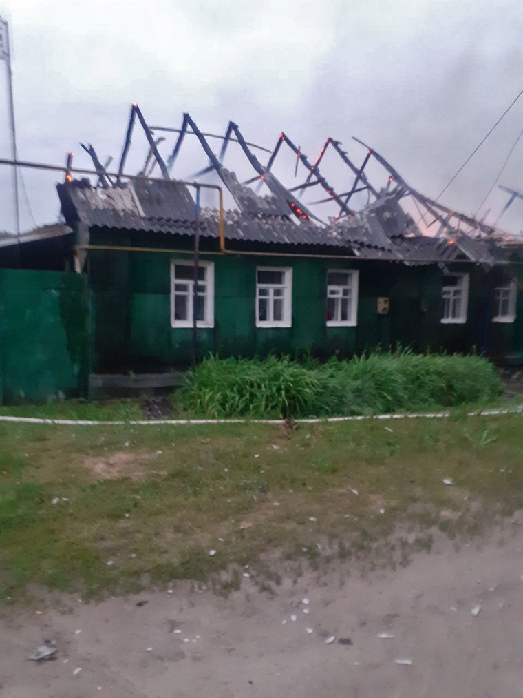 В Курской области ВСУ обстреляли девять домов