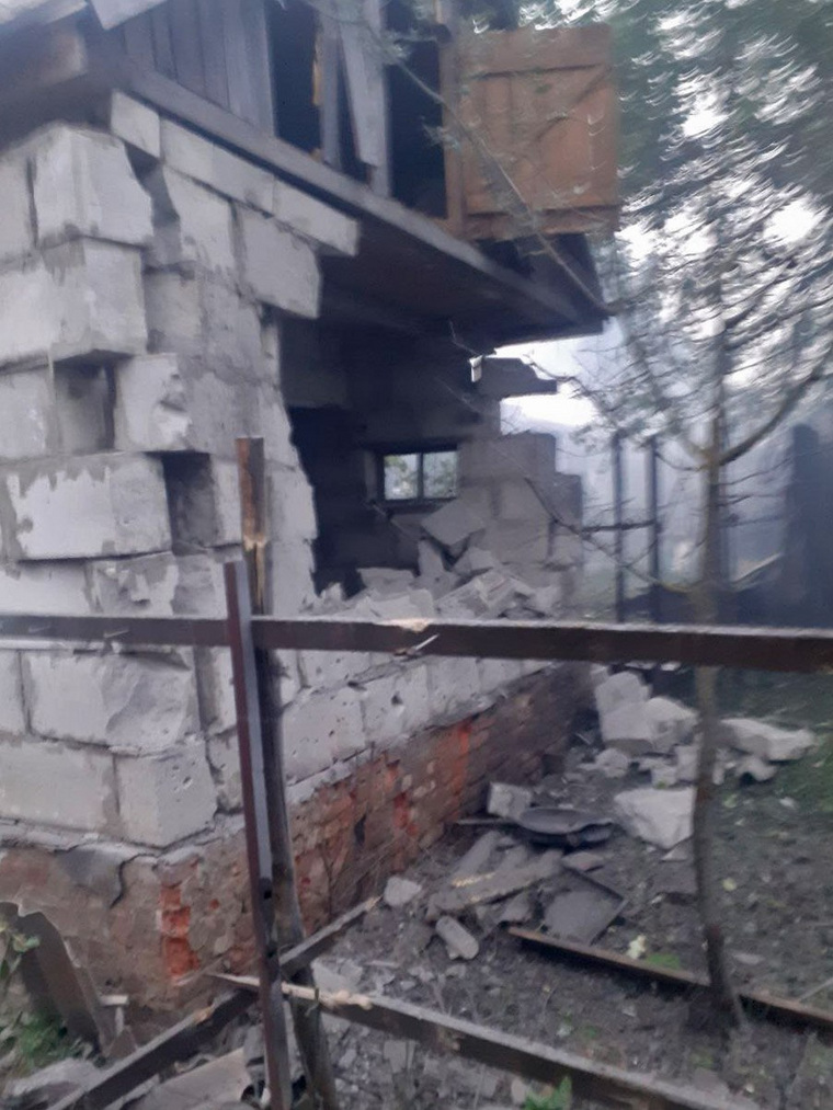 ВСУ обстреляли девять домов