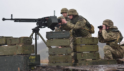 Вооруженные силы Украины. stock, военные, пулемет, всу, украинские военные, stock