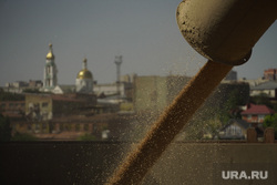 Погрузка зерна в Ростовском порту. Ростов на Дону, терминал, пшеница, зерно, погрузка, порт, судно