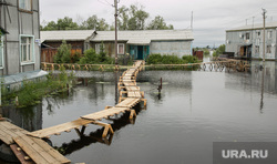 Наводнение. Нижневартовск, мостки, наводнение, потоп