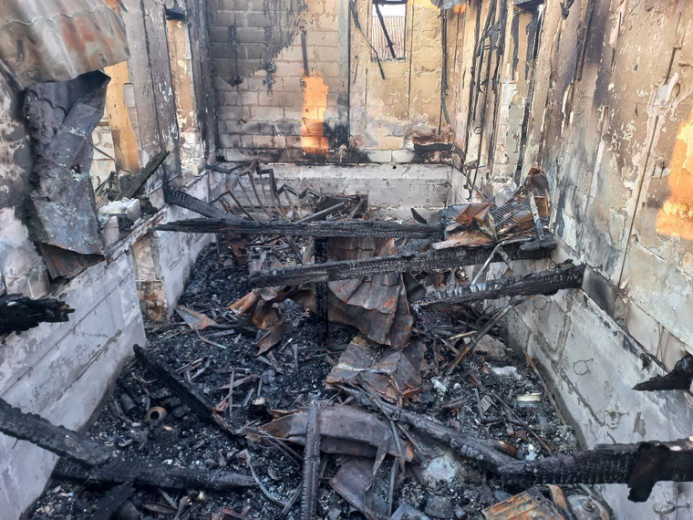 Курганский пенсионер потерял в пожаре единственное жилье