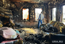 Последствия пожара в деревне Логоушка. Курган, сгоревший дом, последствия пожара, погарельцы, деревня логоушка