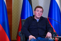 Совместная пресс-конференция Дениса Пушилина и Андрея Турчака. ДНР, Донецк, турчак андрей