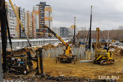 Строительство кампуса ЮуРГУ к саммитам ШОС и БРИКС. Челябинск, строительная техника, строительство, стройка